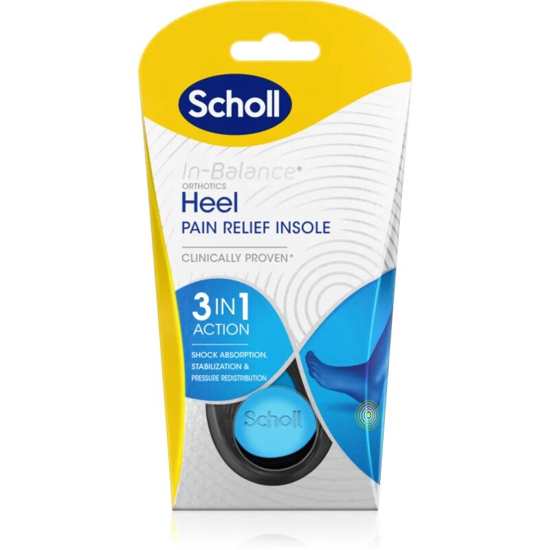Scholl In-Balance Heel cipőbetét sarokra méret Large 1 pár