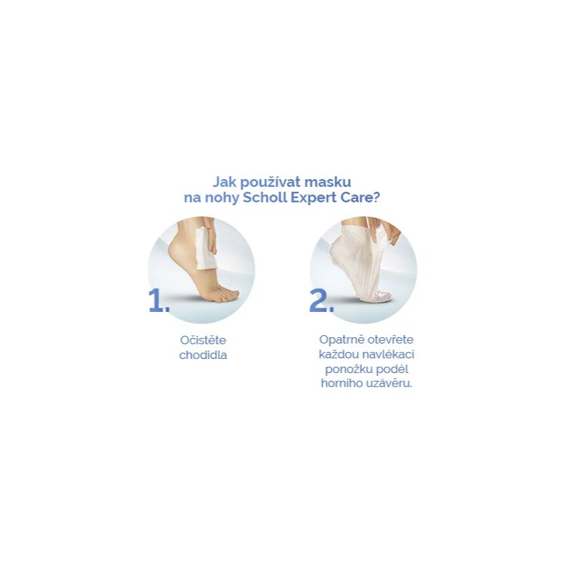 Scholl Pedimask™ Macadamia Oil mélyen tápláló maszk lábakra 1 db