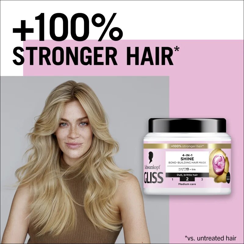 Schwarzkopf Gliss Liquid Silk maszk az erős és fénylő hajért 400 ml
