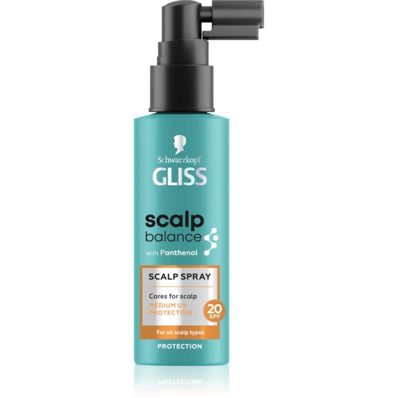 Schwarzkopf Gliss Scalp Balance fényvédő spray fejbőrre SPF 20 100 ml