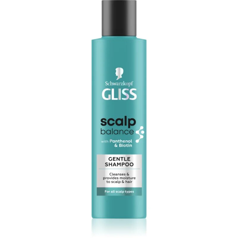 Schwarzkopf Gliss Scalp Balance gyengéd sampon mindennapos használatra 200 ml