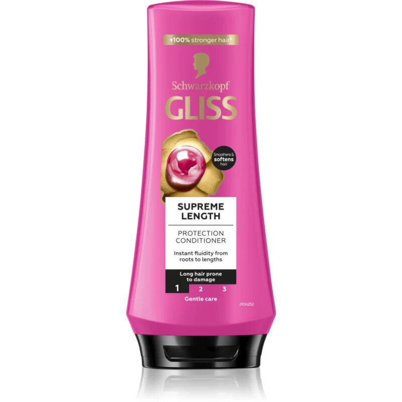 Schwarzkopf Gliss Supreme Length védő kondicionáló hosszú hajra 200 ml