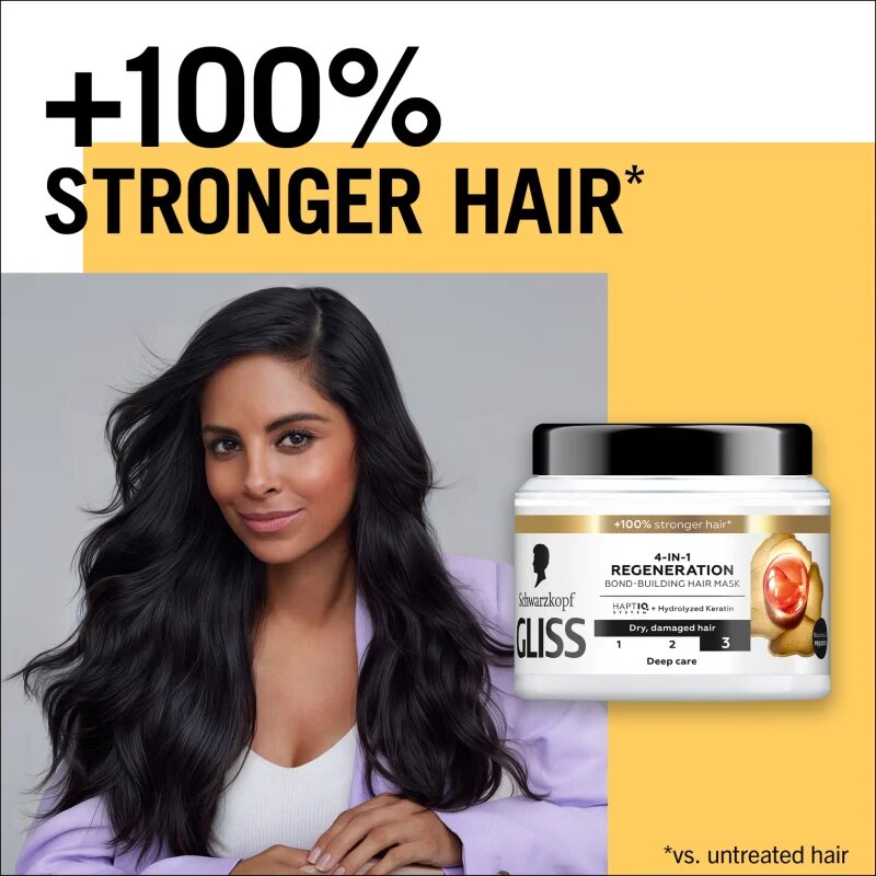 Schwarzkopf Gliss Total Repair regeneráló maszk száraz és sérült hajra 400 ml