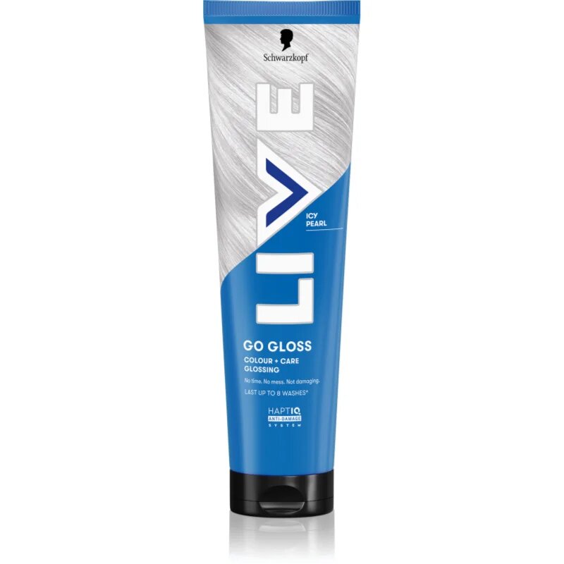 Schwarzkopf LIVE Colour + Care tápláló tonizáló maszk hajra árnyalat Icy Pearl 150 ml