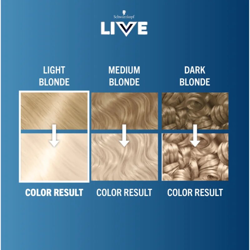 Schwarzkopf LIVE Intense Bleach festékeltávolító készítmény hajra 00A Absolute Platinum 1 db