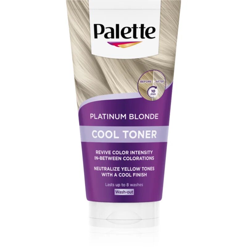 Schwarzkopf Palette Cool Toner festék a sárga tónusok neutralizálásáért hajra 150 ml