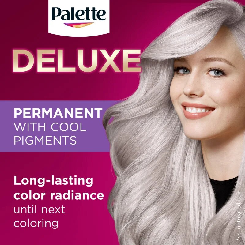Schwarzkopf Palette Deluxe tartós hajfesték árnyalat 10-91 Dusty Cool Blonde 1 db