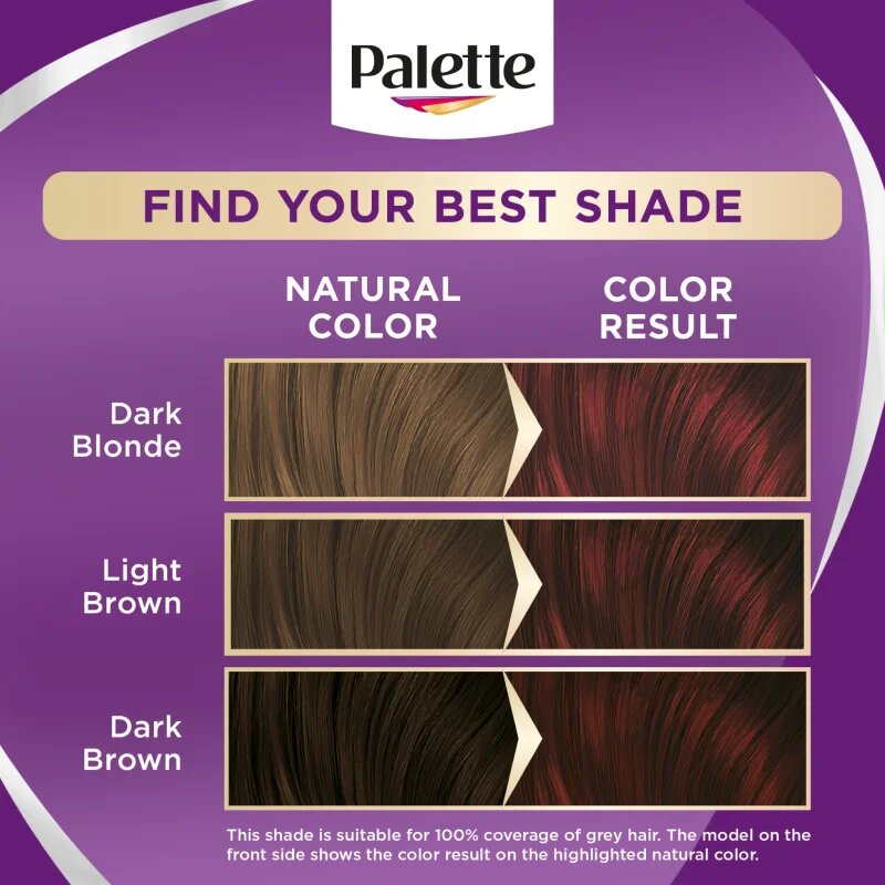 Schwarzkopf Palette Intensive Color Creme tartós hajfesték árnyalat 4-88 (RF3) Intensive Dark Red 1 db