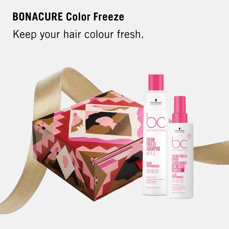 Schwarzkopf Professional BC Bonacure Color Freeze ajándékszett festett hajra