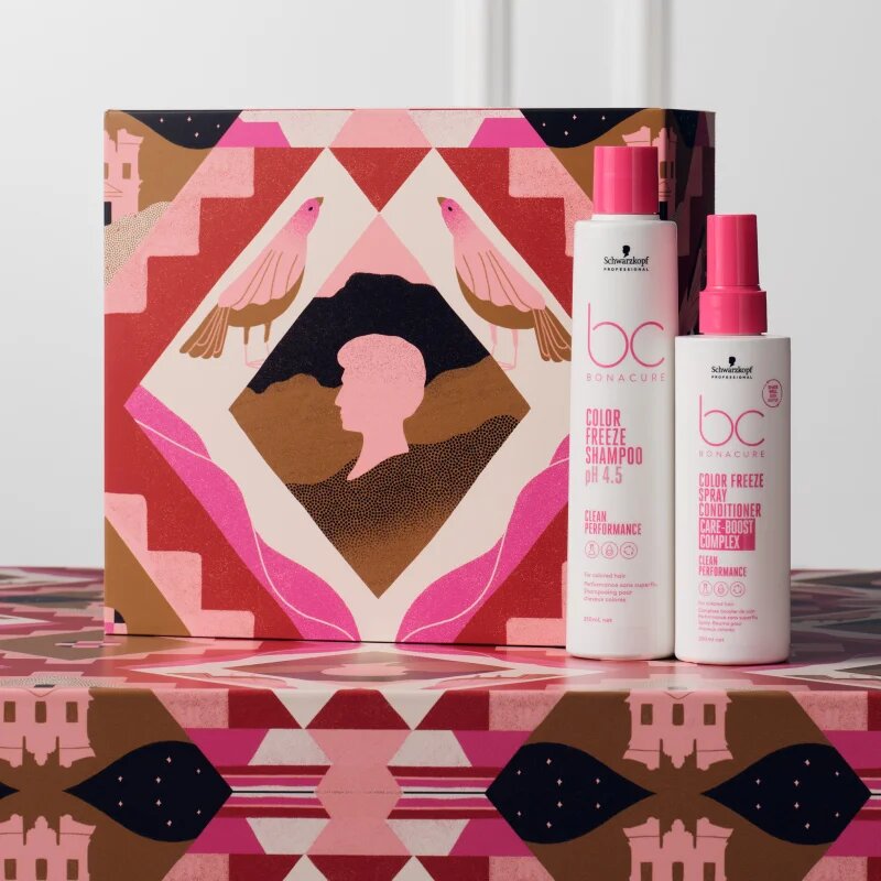 Schwarzkopf Professional BC Bonacure Color Freeze ajándékszett festett hajra
