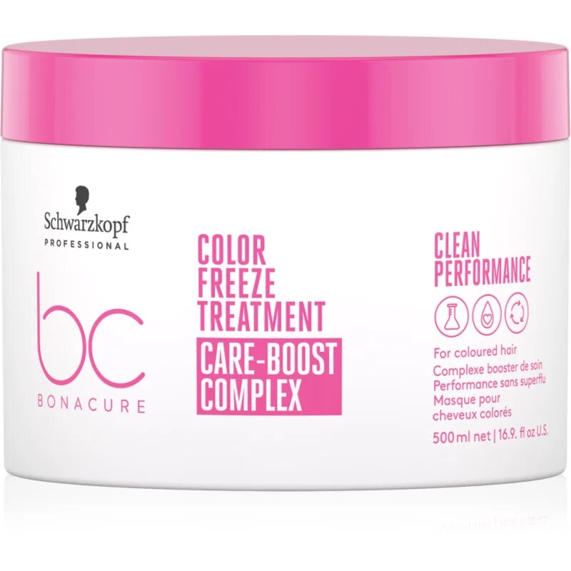 Schwarzkopf Professional BC Bonacure Color Freeze regeneráló maszk festett hajra 500 ml