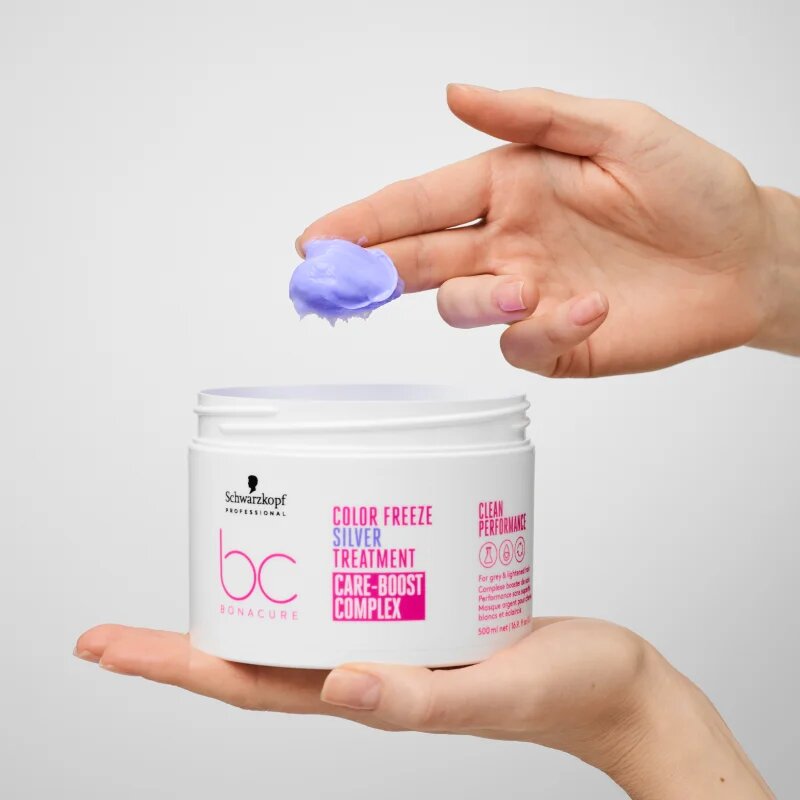 Schwarzkopf Professional BC Bonacure Color Freeze Silver ápoló maszk a szőke és melírozott hajra 500 ml