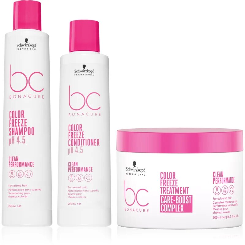 Schwarzkopf Professional BC Bonacure Color Freeze szett festett hajra