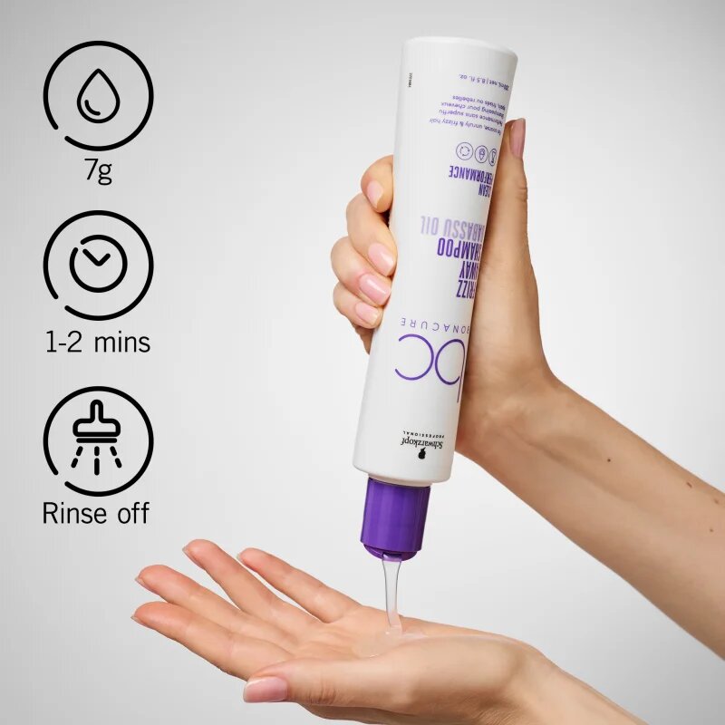 Schwarzkopf Professional BC Bonacure Frizz Away Shampoo sampon a rakoncátlan és töredezett hajra 250 ml