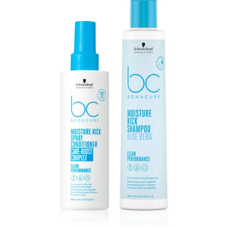 Schwarzkopf Professional BC Bonacure Moisture Kick szett a táplálásért és hidratálásért