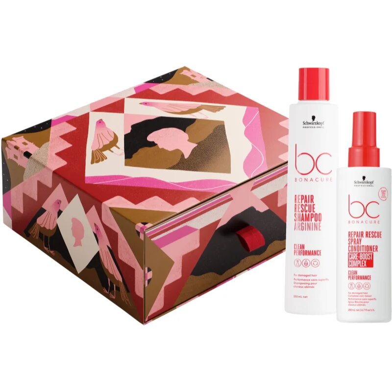 Schwarzkopf Professional BC Bonacure Repair Rescue ajándékszett száraz és sérült hajra