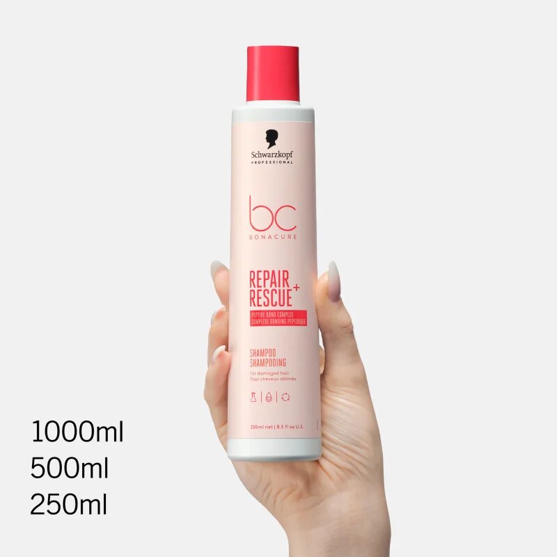 Schwarzkopf Professional BC Bonacure Repair Rescue+ ápoló sampon a károsult hajra 250 ml