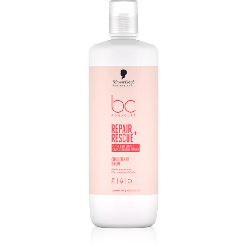 Schwarzkopf Professional BC Bonacure Repair Rescue+ intenzív kondicionáló a károsult hajra 1000 ml