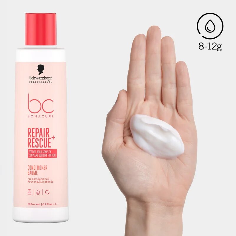 Schwarzkopf Professional BC Bonacure Repair Rescue+ intenzív kondicionáló a károsult hajra 200 ml