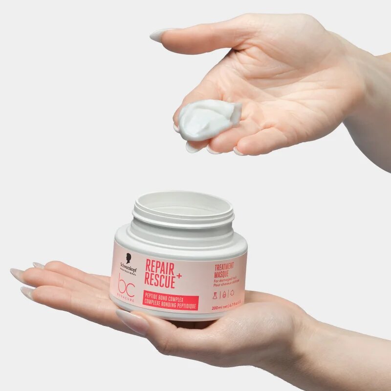 Schwarzkopf Professional BC Bonacure Repair Rescue+ intenzíven tápláló maszk a károsult hajra 200 ml