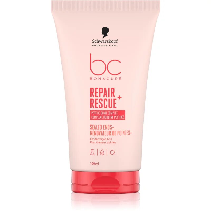 Schwarzkopf Professional BC Bonacure Repair Rescue+ krémes szérum nagyon sérült töredezett végű hajra 100 ml