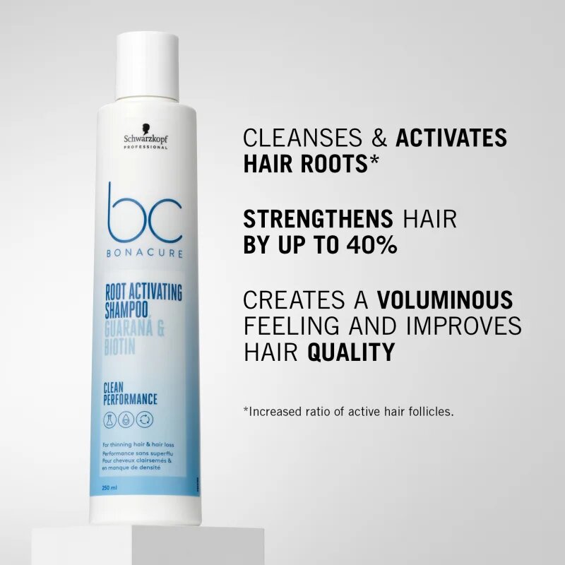 Schwarzkopf Professional BC Bonacure Scalp sampon a haj növekedéséért és megerősítéséért a hajtövektől kezdve 250 ml