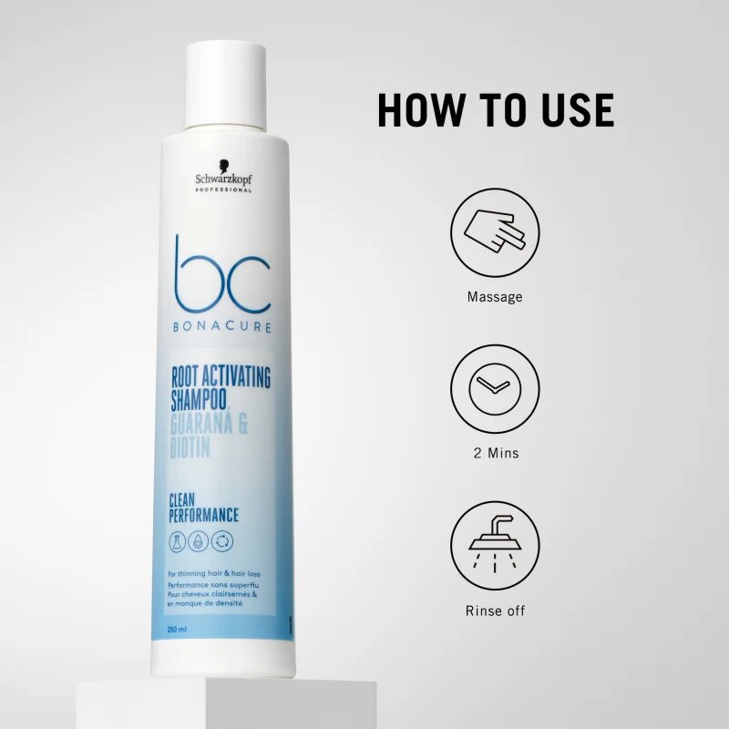 Schwarzkopf Professional BC Bonacure Scalp sampon a haj növekedéséért és megerősítéséért a hajtövektől kezdve 250 ml