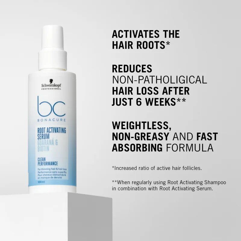 Schwarzkopf Professional BC Bonacure Scalp szérum a haj növekedéséért és megerősítéséért a hajtövektől kezdve 100 ml