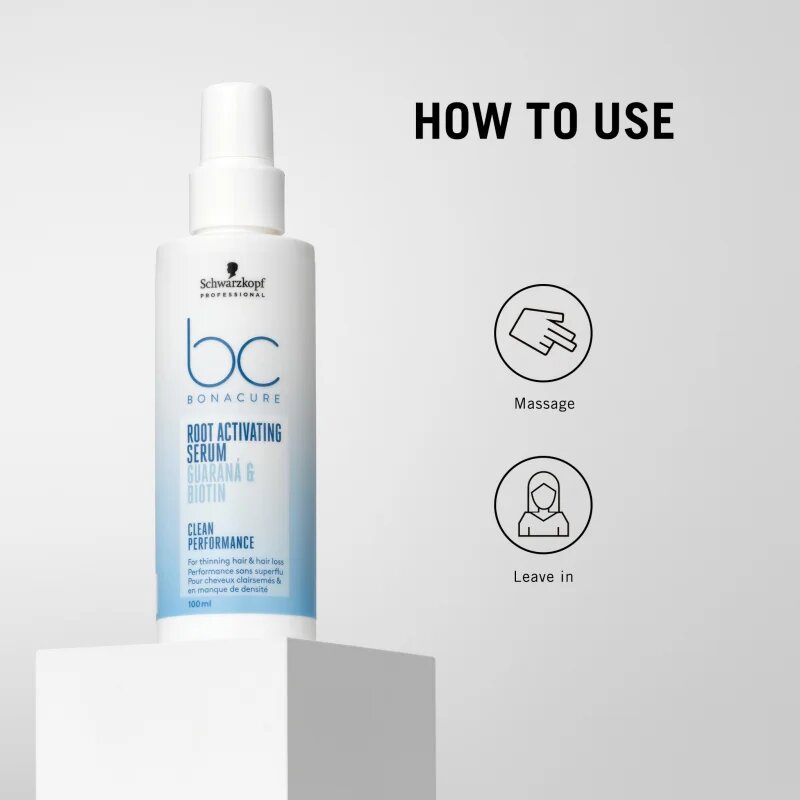 Schwarzkopf Professional BC Bonacure Scalp szérum a haj növekedéséért és megerősítéséért a hajtövektől kezdve 100 ml