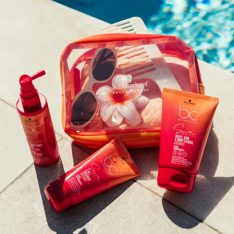 Schwarzkopf Professional BC Bonacure Sun Protect Scalp Hair & Body Cleanse tusfürdő gél 2 az 1-ben 100 ml