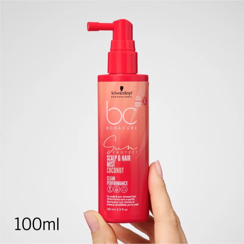 Schwarzkopf Professional BC Bonacure Sun Protect Scalp & Hair Mist védő spray a károsult hajra és fejbőrre SPF 20 100 ml
