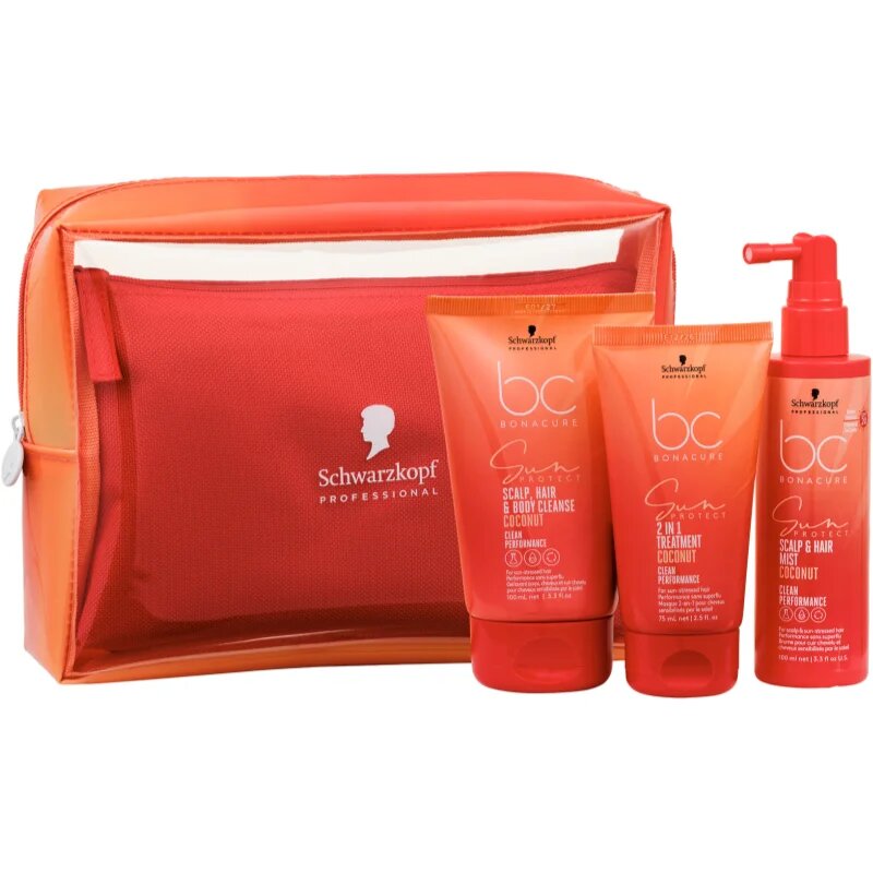 Schwarzkopf Professional BC Bonacure Sun Protect Sun Bag utazási készlet nap által károsult haj 1 db
