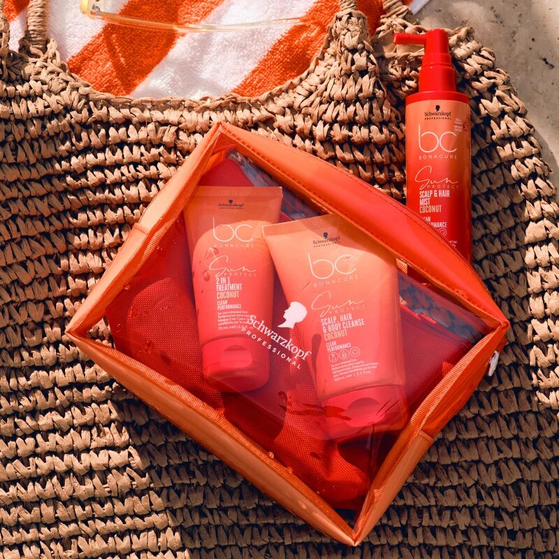 Schwarzkopf Professional BC Bonacure Sun Protect Sun Bag utazási készlet nap által károsult haj 1 db