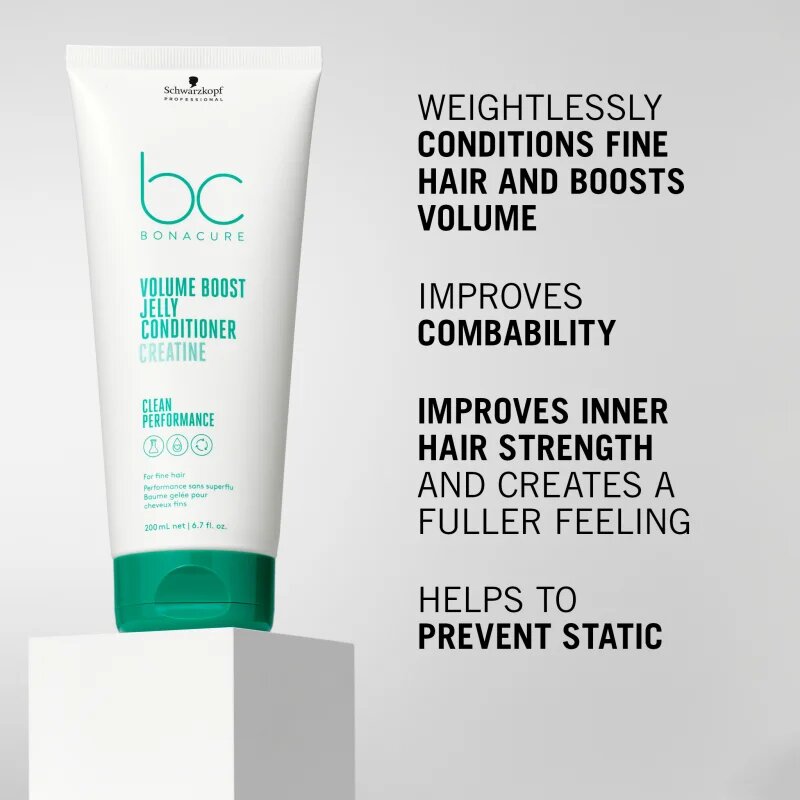 Schwarzkopf Professional BC Bonacure Volume Boost dúsító kondicionáló finom és lesimuló hajra 200 ml