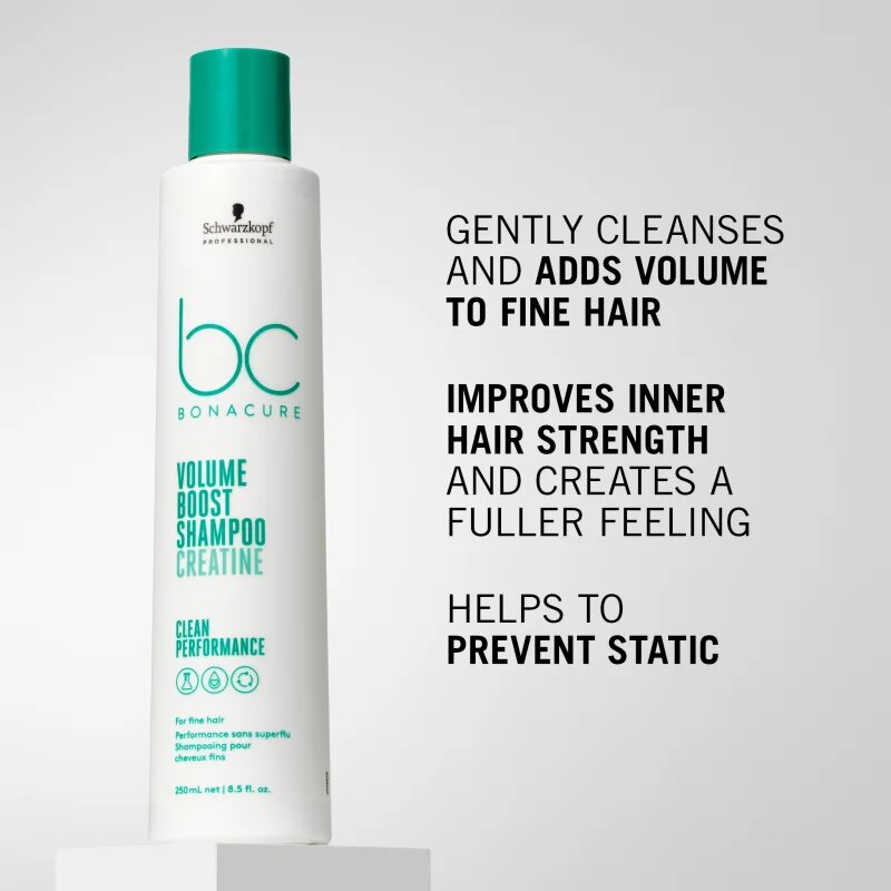 Schwarzkopf Professional BC Bonacure Volume Boost sampon a dús hajért finom és lesimuló hajra 250 ml