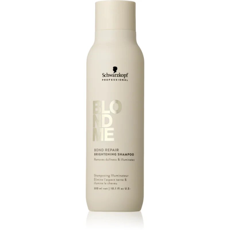 Schwarzkopf Professional Blondme Bond Repair Brightening Shampoo élénkítő sampon szőke hajra 300 ml