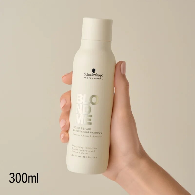 Schwarzkopf Professional Blondme Bond Repair Brightening Shampoo élénkítő sampon szőke hajra 300 ml