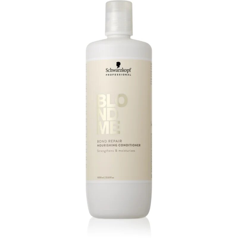 Schwarzkopf Professional Blondme Bond Repair Nourishing Conditioner tápláló kondícionáló szőke hajra 1000 ml