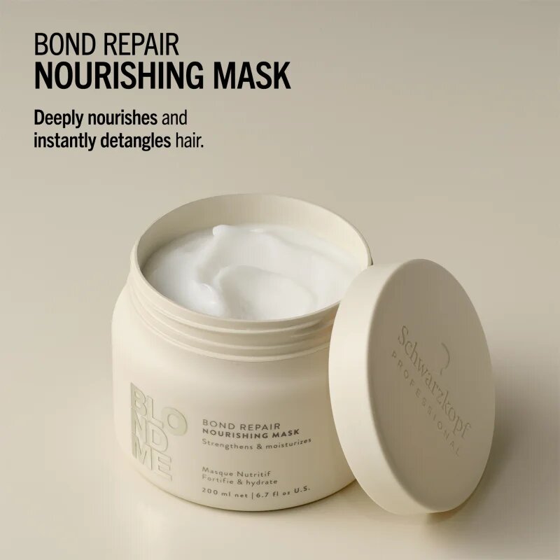 Schwarzkopf Professional Blondme Bond Repair Nourishing Mask intenzíven tápláló maszk 200 ml