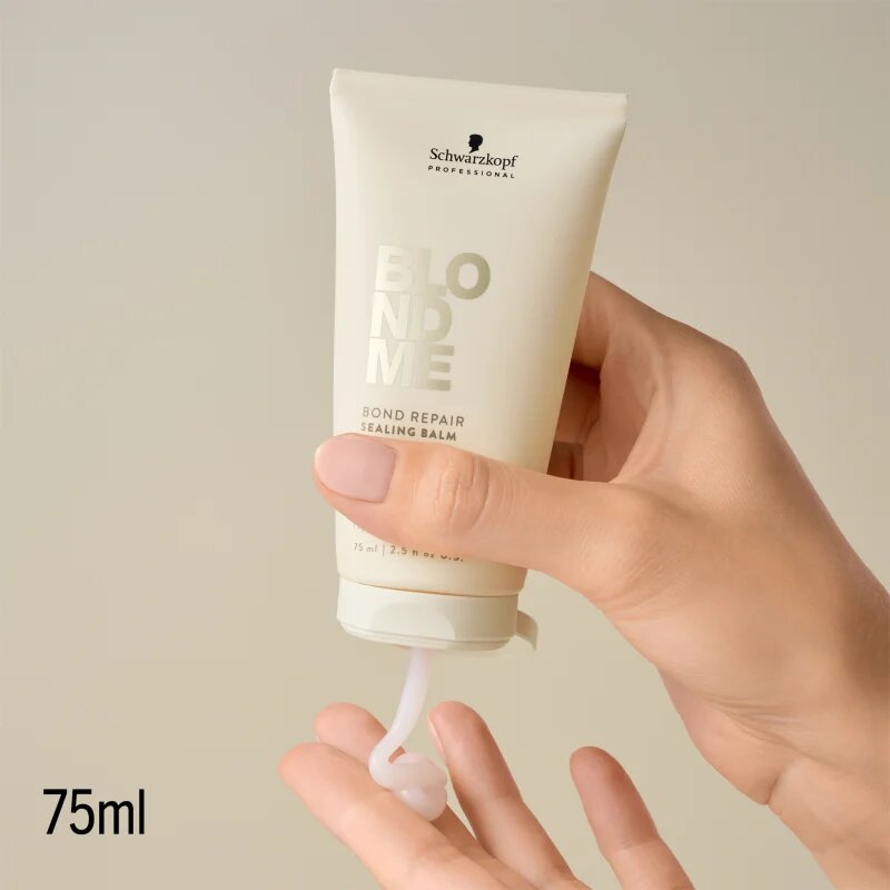 Schwarzkopf Professional Blondme Bond Repair Sealing Balm hajápoló balzsam töredezés ellen 75 ml