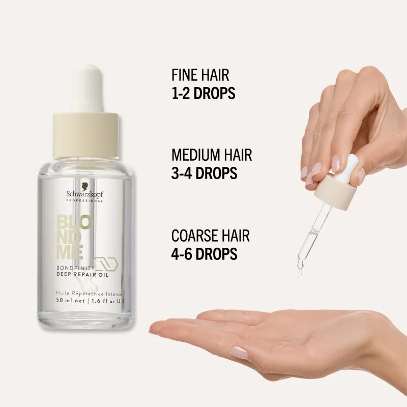 Schwarzkopf Professional Blondme Bondifity Deep Repair Oil tápláló olaj hajra 50 ml