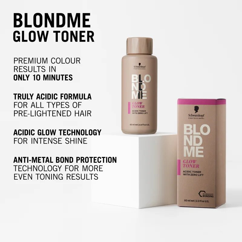 Schwarzkopf Professional Blondme Glow Toner színező hajfesték árnyalat Glossed Cedar 7-01 60 ml