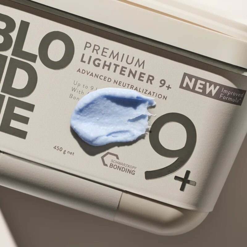 Schwarzkopf Professional Blondme Premium Lightener 9+ élénkítő púder szőke hajra 450 g