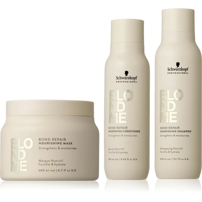 Schwarzkopf Professional Blondme szett tápláló hatással