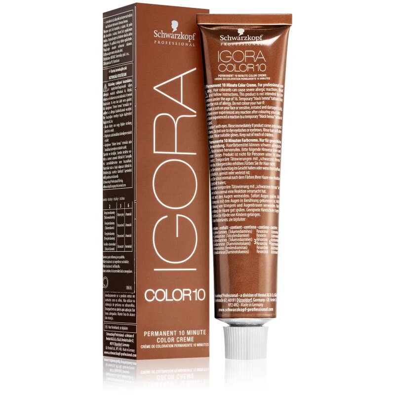 Schwarzkopf Professional IGORA Color 10 tartós hajfesték árnyalat 8-00 Light Blonde Natural Extra 60 ml