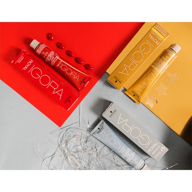Schwarzkopf Professional IGORA Royal Absolutes Age Blend hajfesték árnyalat 8-140 Light Blonde Cendré Beige Natural 60 ml