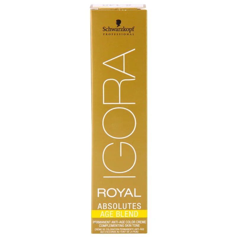Schwarzkopf Professional IGORA Royal Absolutes Age Blend hajfesték árnyalat 8-140 Light Blonde Cendré Beige Natural 60 ml
