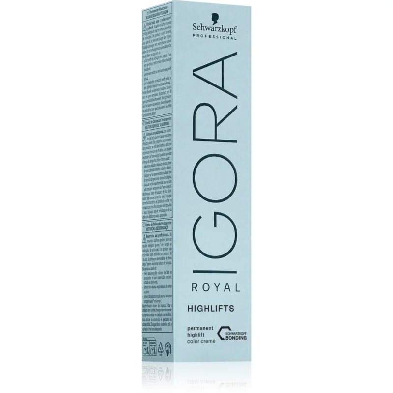 Schwarzkopf Professional IGORA Royal Highlifts színező krém a szőke hideg árnyalataiért árnyalat 10-1 60 ml