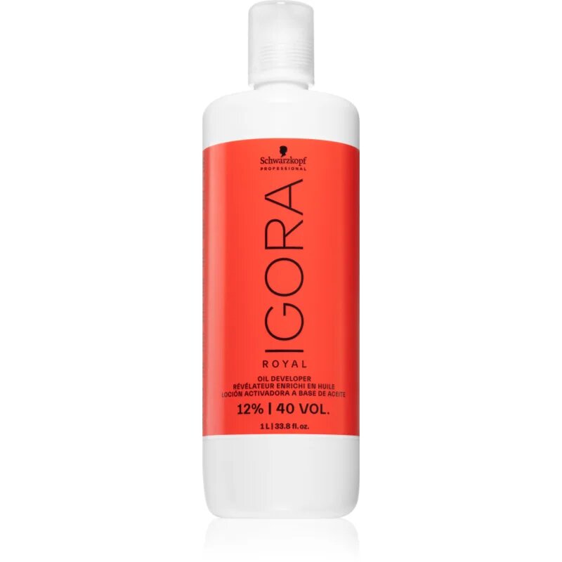 Schwarzkopf Professional IGORA Royal színelőhívó emulzió 12% 40 Vol. 12% / 40 Vol. 1000 ml