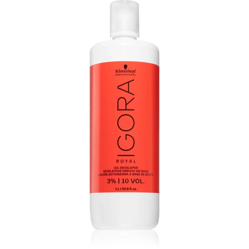 Schwarzkopf Professional IGORA Royal színelőhívó emulzió 3% 10 Vol. 3% / 10 Vol. 1000 ml